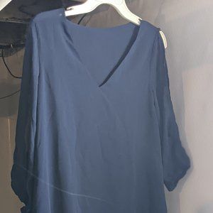Women's Navy Blue Lightweight Dress